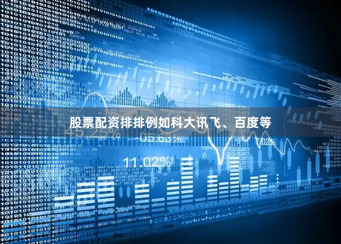 股票配资排排例如科大讯飞、百度等
